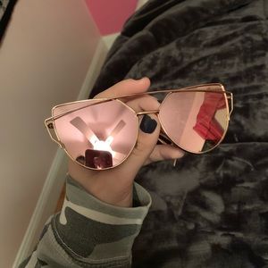 Rose Gold sunglasses